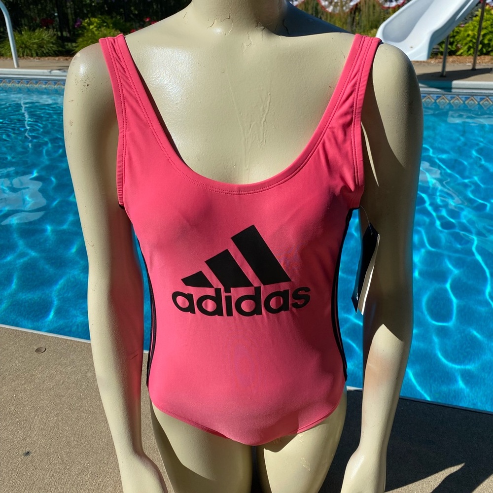 Pink Adidas Swimsuit - Picture 1 of 10